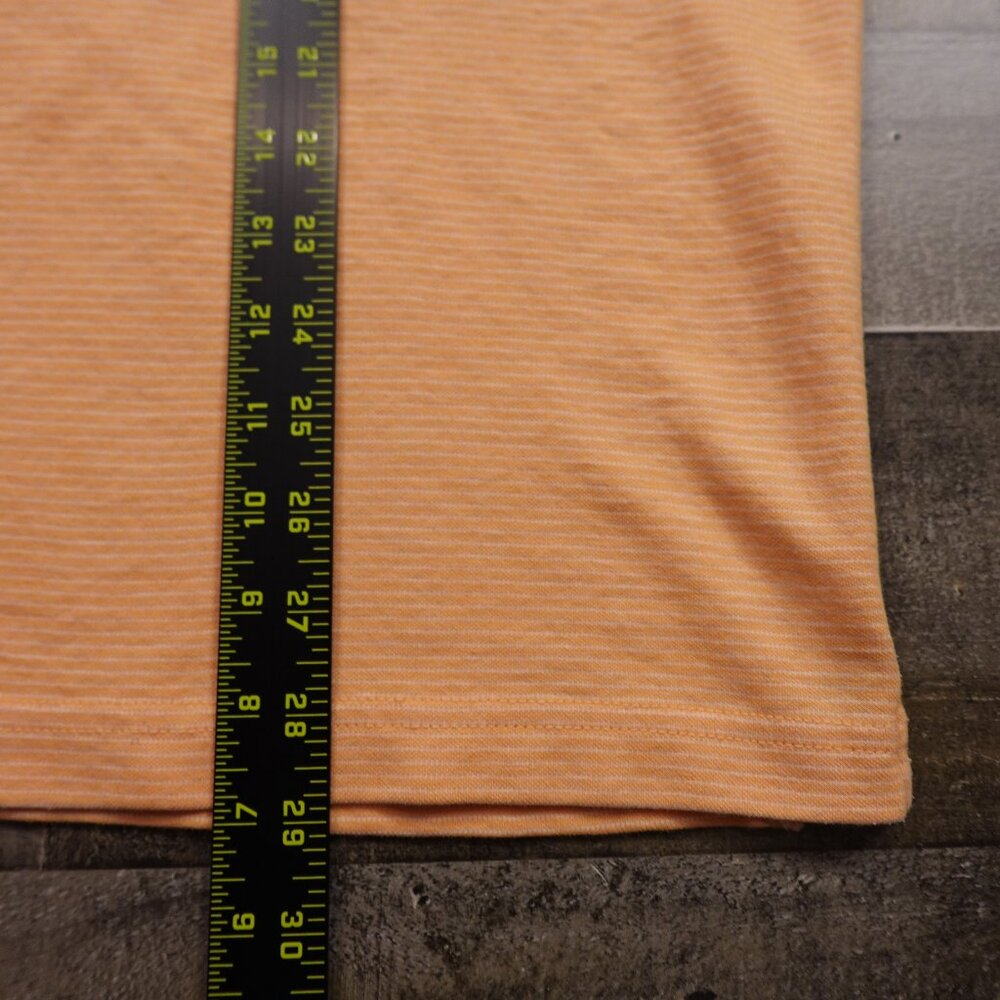 Tommy Bahama Striped Polo Shirt Men’s XL Peach Orange Casual Island Wear - Picture 5 of 9